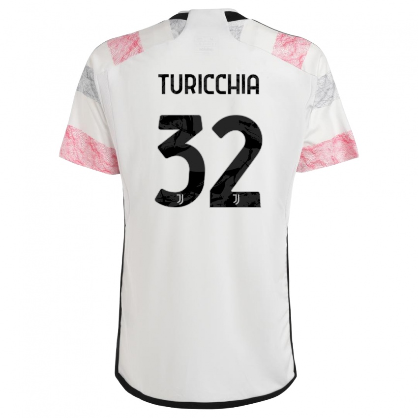 Criança Camisola Riccardo Turicchia #32 Branco Rosa Alternativa 2023/24 Camisa Brasil