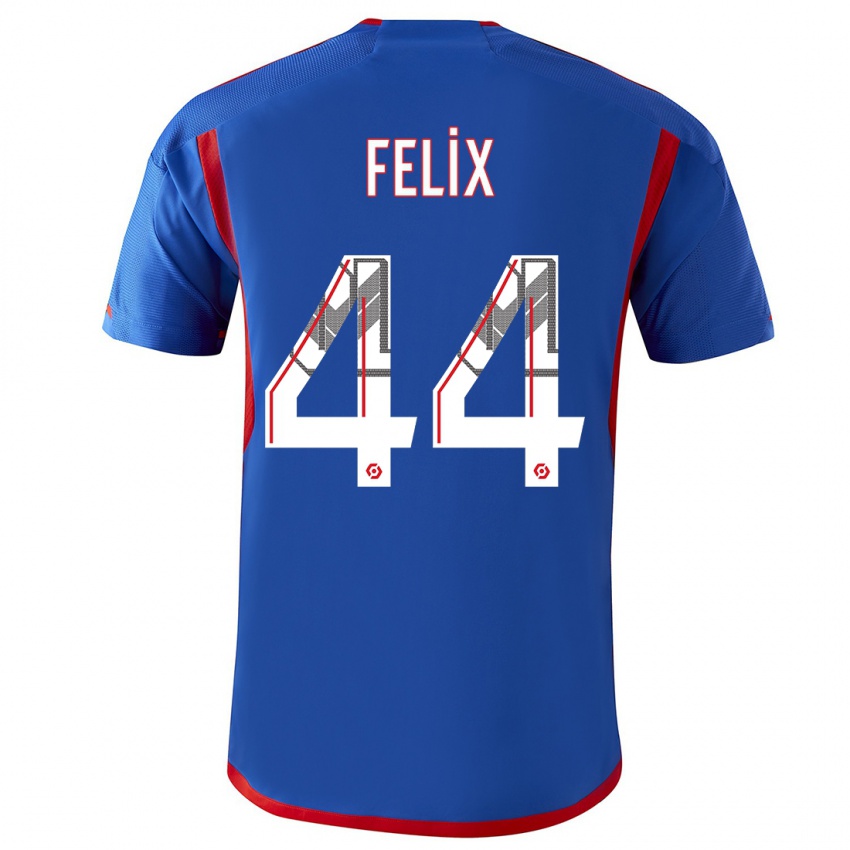 Criança Camisola Marley Felix #44 Azul Vermelho Alternativa 2023/24 Camisa Brasil