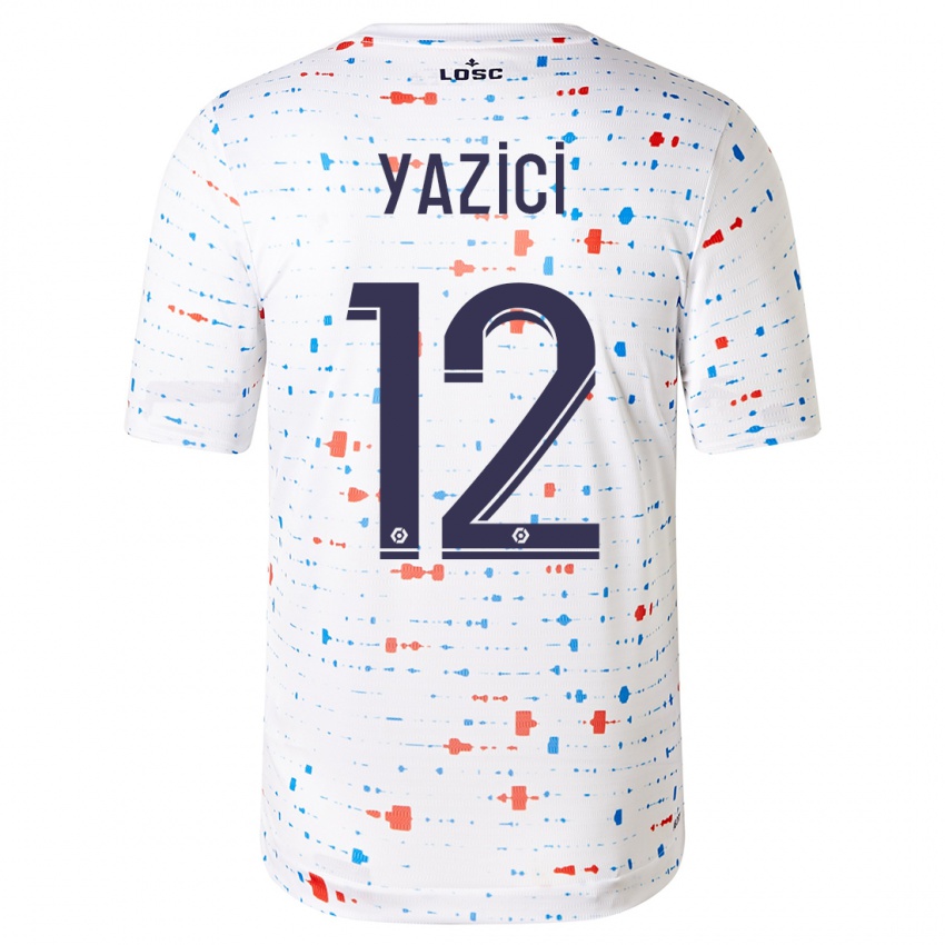 Criança Camisola Yusuf Yazici #12 Branco Alternativa 2023/24 Camisa Brasil