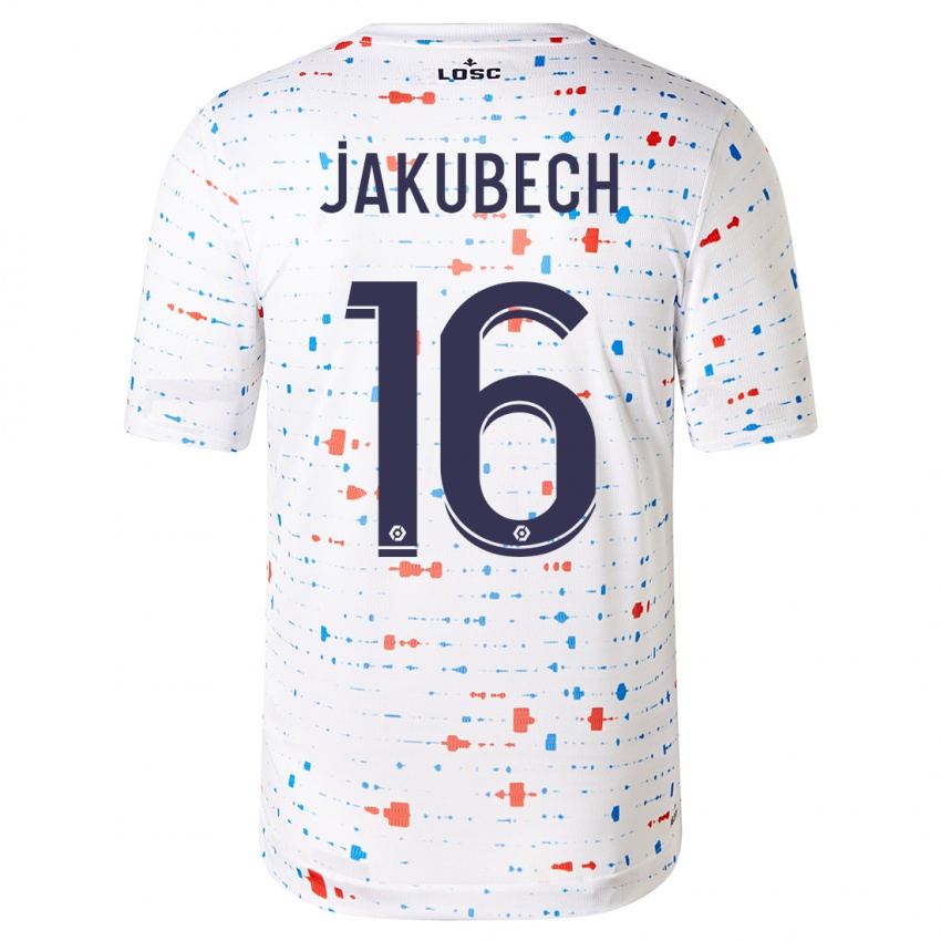 Criança Camisola Adam Jakubech #16 Branco Alternativa 2023/24 Camisa Brasil