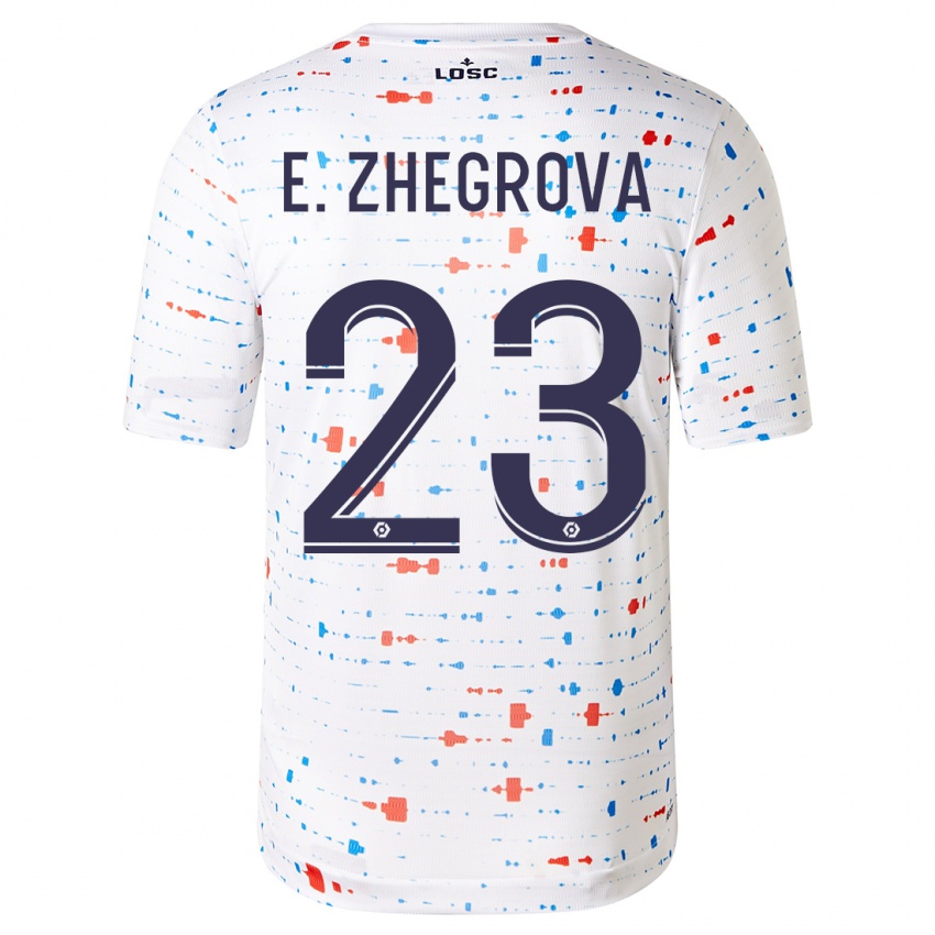 Criança Camisola Edon Zhegrova #23 Branco Alternativa 2023/24 Camisa Brasil