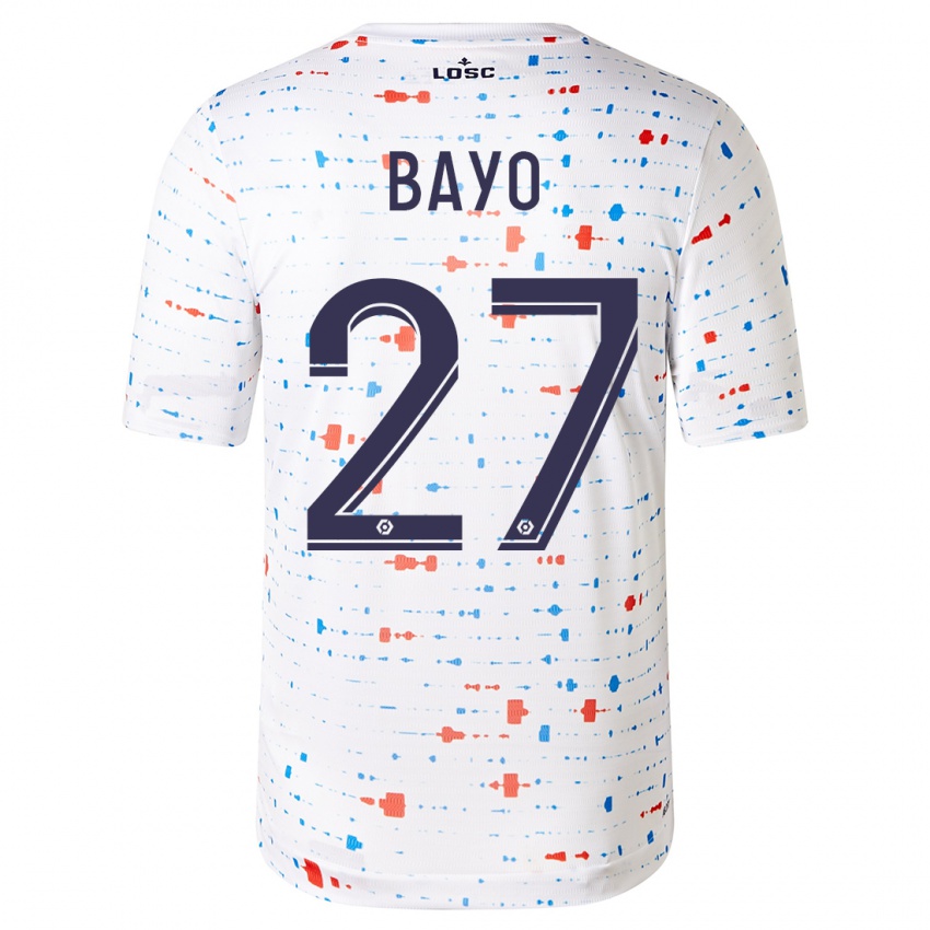 Criança Camisola Mohamed Bayo #27 Branco Alternativa 2023/24 Camisa Brasil