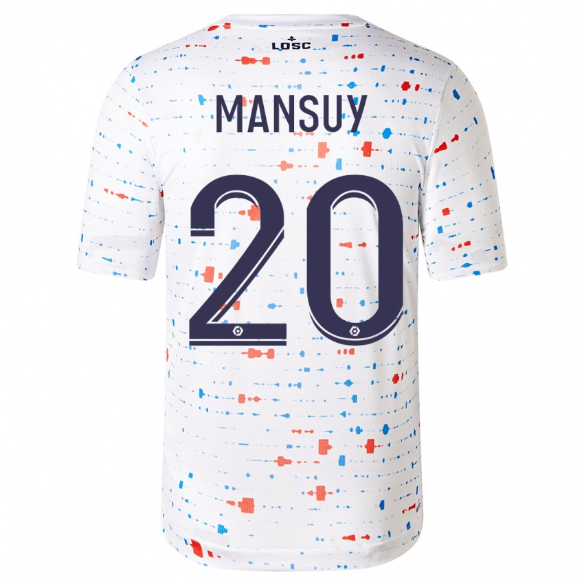 Criança Camisola Heloise Mansuy #20 Branco Alternativa 2023/24 Camisa Brasil