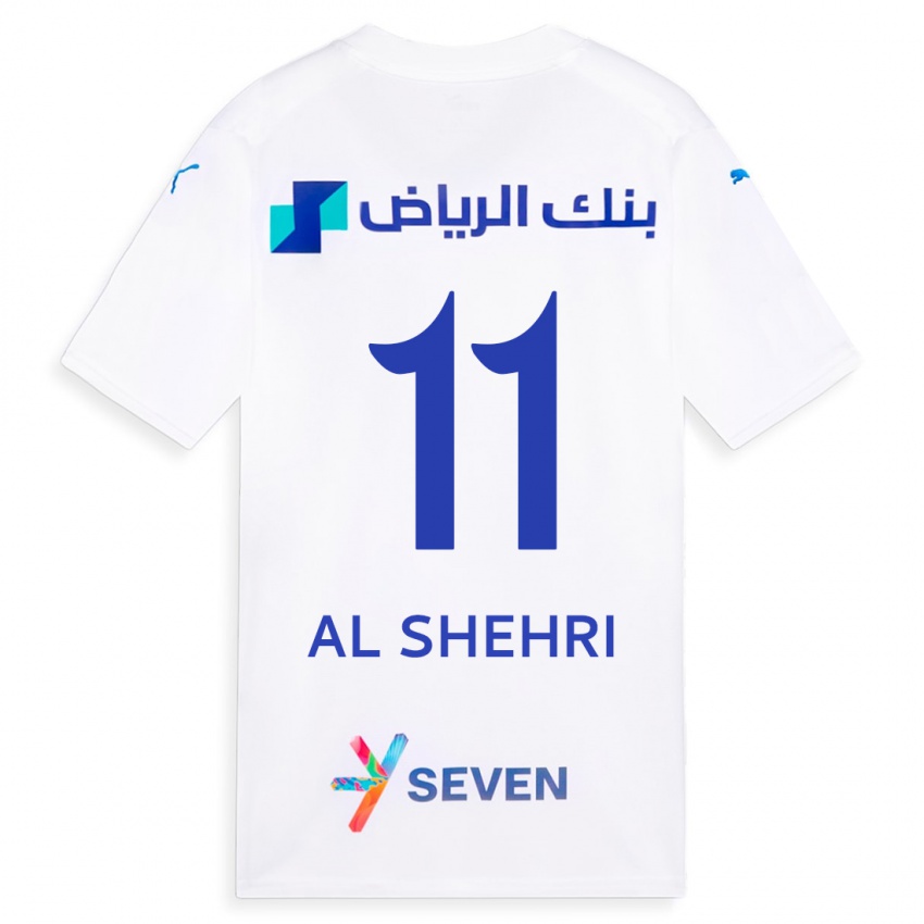 Criança Camisola Saleh Al-Shehri #11 Branco Alternativa 2023/24 Camisa Brasil