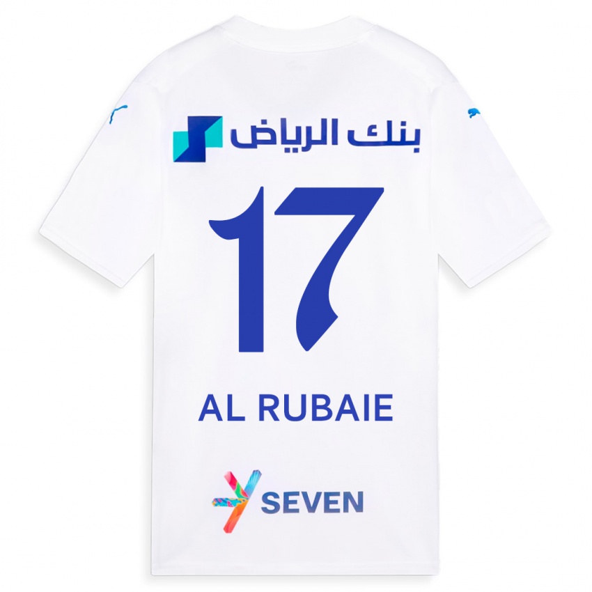 Criança Camisola Mohammed Al-Rubaie #17 Branco Alternativa 2023/24 Camisa Brasil