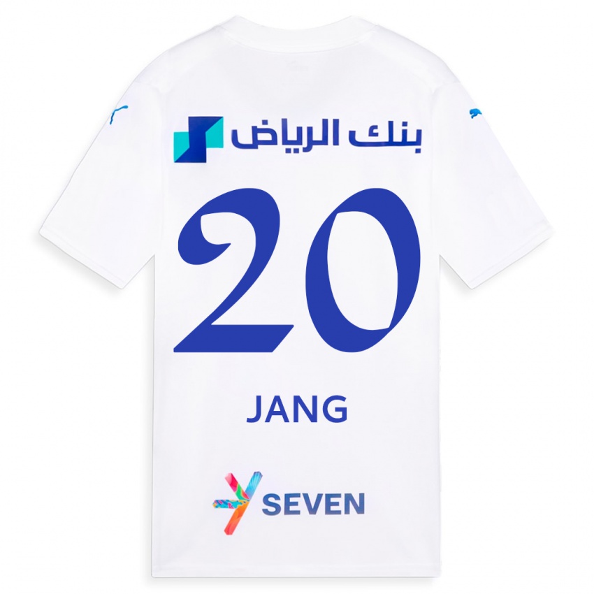 Criança Camisola Hyun-Soo Jang #20 Branco Alternativa 2023/24 Camisa Brasil