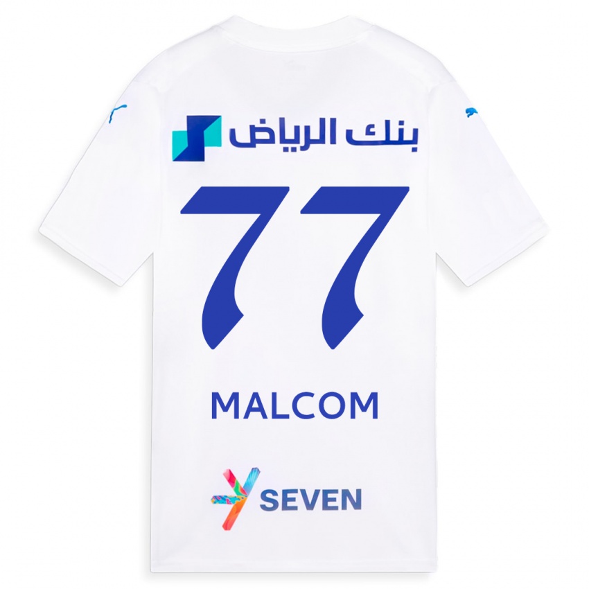 Criança Camisola Malcom #77 Branco Alternativa 2023/24 Camisa Brasil