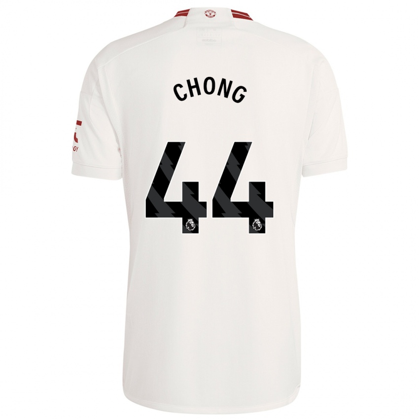 Criança Camisola Tahith Chong #44 Branco Terceiro 2023/24 Camisa Brasil