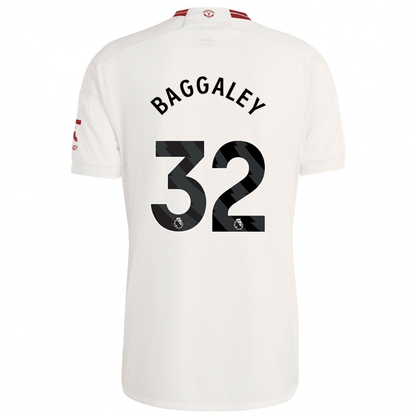 Criança Camisola Sophie Baggaley #32 Branco Terceiro 2023/24 Camisa Brasil