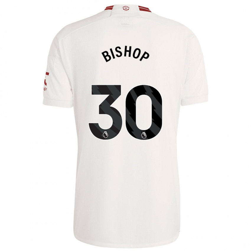 Criança Camisola Nathan Bishop #30 Branco Terceiro 2023/24 Camisa Brasil