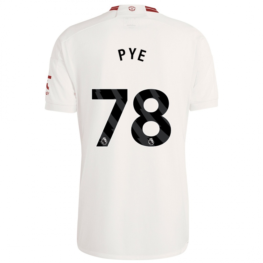 Criança Camisola Logan Pye #78 Branco Terceiro 2023/24 Camisa Brasil