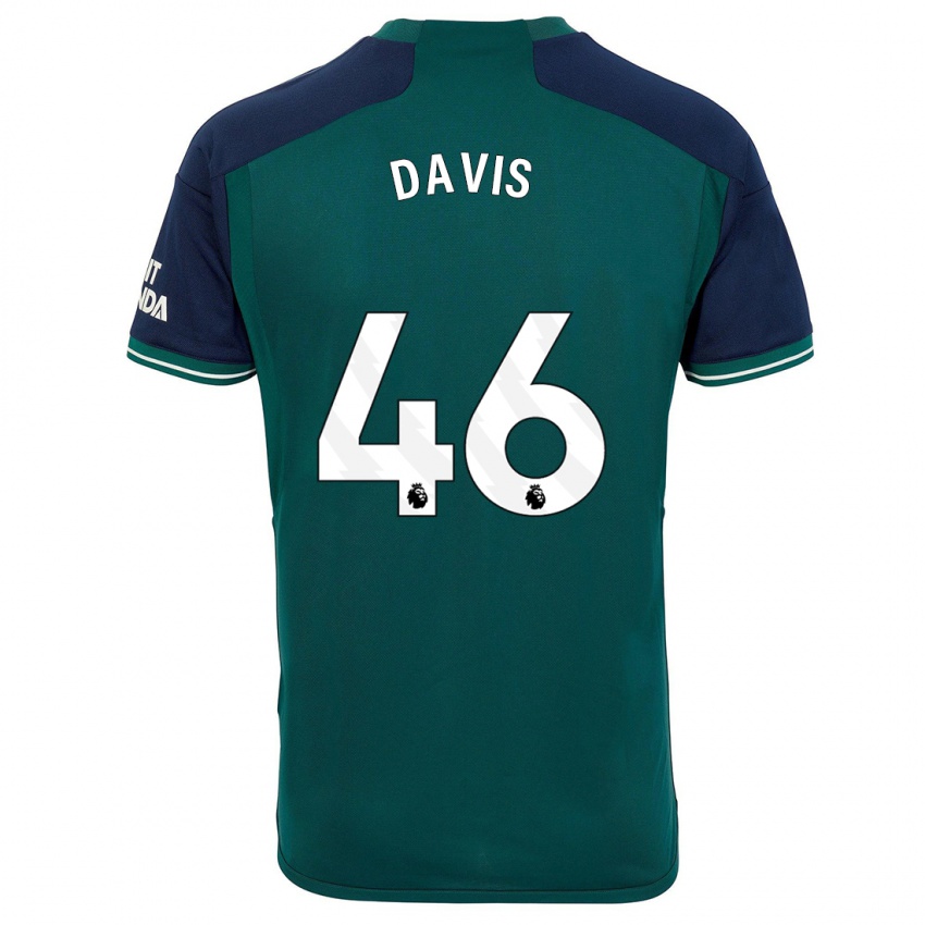 Criança Camisola Timi Davis #46 Verde Terceiro 2023/24 Camisa Brasil