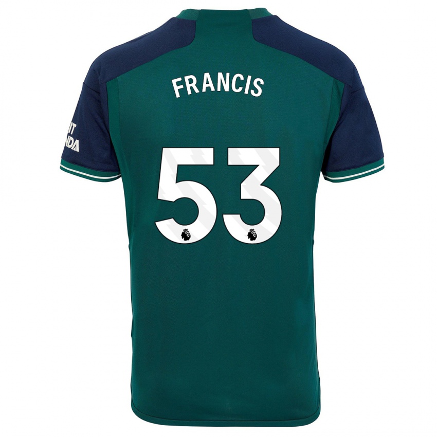Criança Camisola Jack Henry Francis #53 Verde Terceiro 2023/24 Camisa Brasil