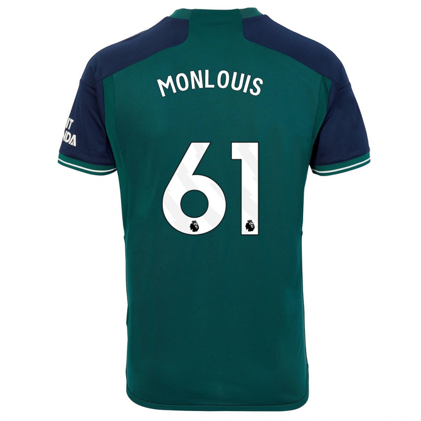 Criança Camisola Zane Monlouis #61 Verde Terceiro 2023/24 Camisa Brasil