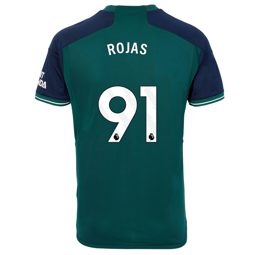 Criança Camisola Alexei Rojas #91 Verde Terceiro 2023/24 Camisa Brasil