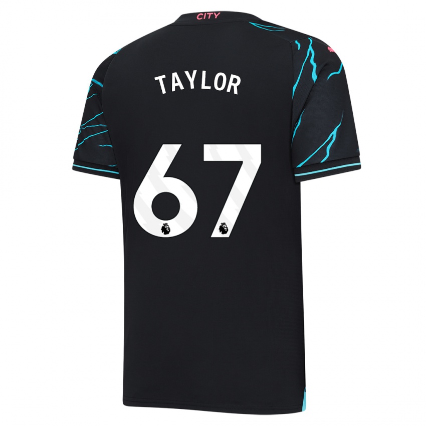 Criança Camisola Kane Taylor #67 Azul Escuro Terceiro 2023/24 Camisa Brasil