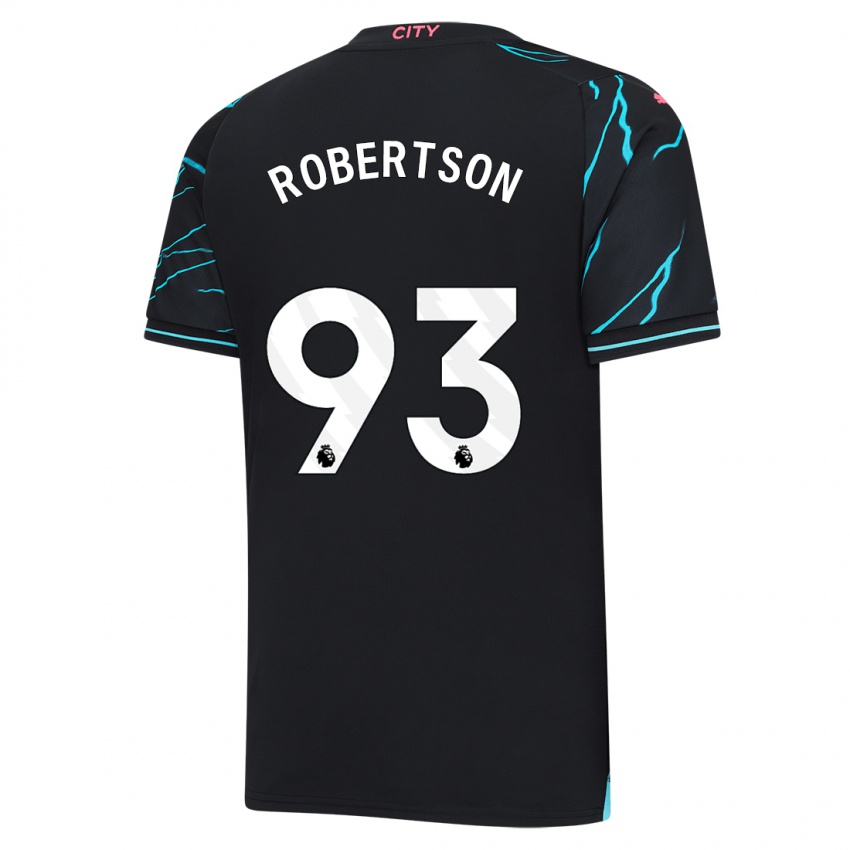 Criança Camisola Alex Robertson #93 Azul Escuro Terceiro 2023/24 Camisa Brasil