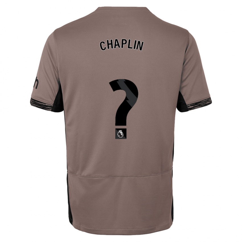 Criança Camisola Archie Chaplin #0 Bege Escuro Terceiro 2023/24 Camisa Brasil