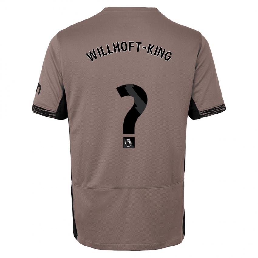 Criança Camisola Han Willhoft-King #0 Bege Escuro Terceiro 2023/24 Camisa Brasil