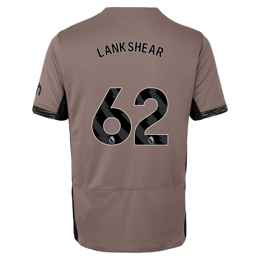 Criança Camisola Will Lankshear #62 Bege Escuro Terceiro 2023/24 Camisa Brasil