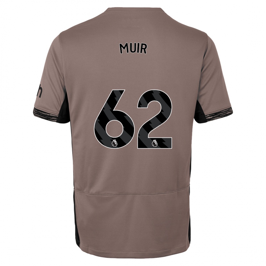 Criança Camisola Marqes Muir #62 Bege Escuro Terceiro 2023/24 Camisa Brasil