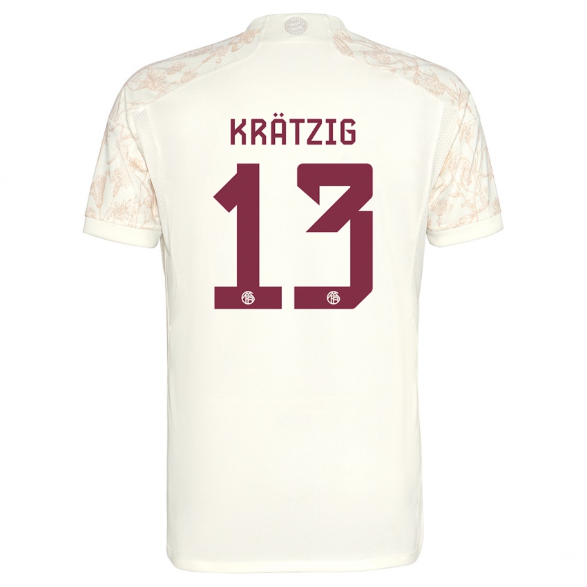 Criança Camisola Frans Krätzig #13 Off White Terceiro 2023/24 Camisa Brasil