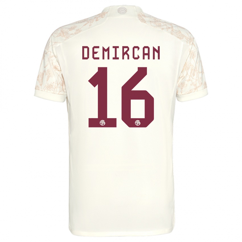 Criança Camisola Emirhan Demircan #16 Off White Terceiro 2023/24 Camisa Brasil