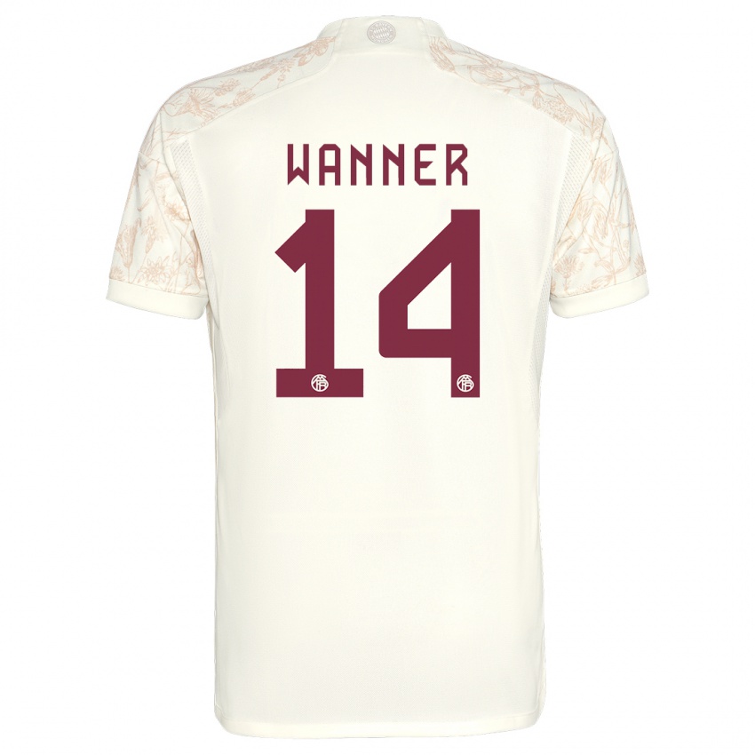 Criança Camisola Paul Wanner #14 Off White Terceiro 2023/24 Camisa Brasil