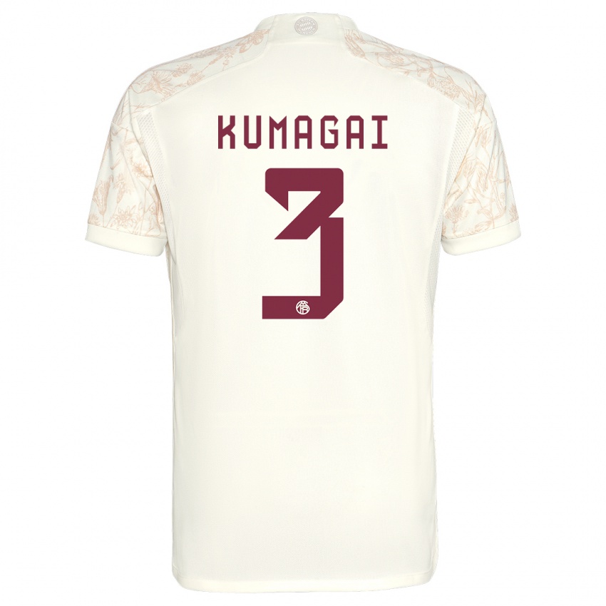 Criança Camisola Saki Kumagai #3 Off White Terceiro 2023/24 Camisa Brasil