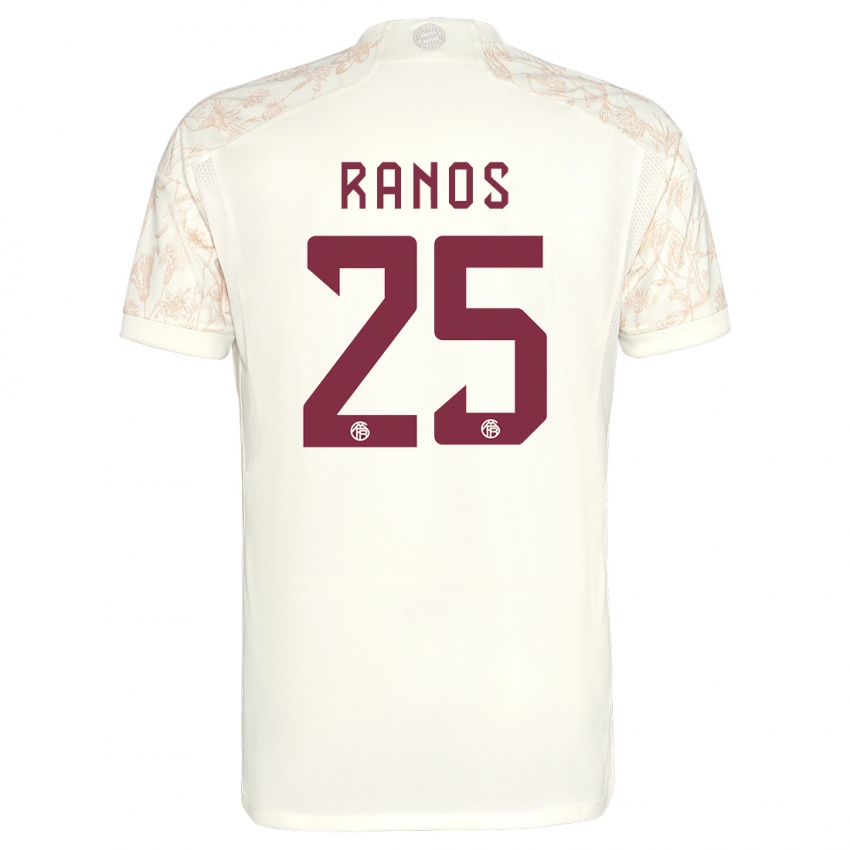 Criança Camisola Grant-Leon Ranos #25 Off White Terceiro 2023/24 Camisa Brasil