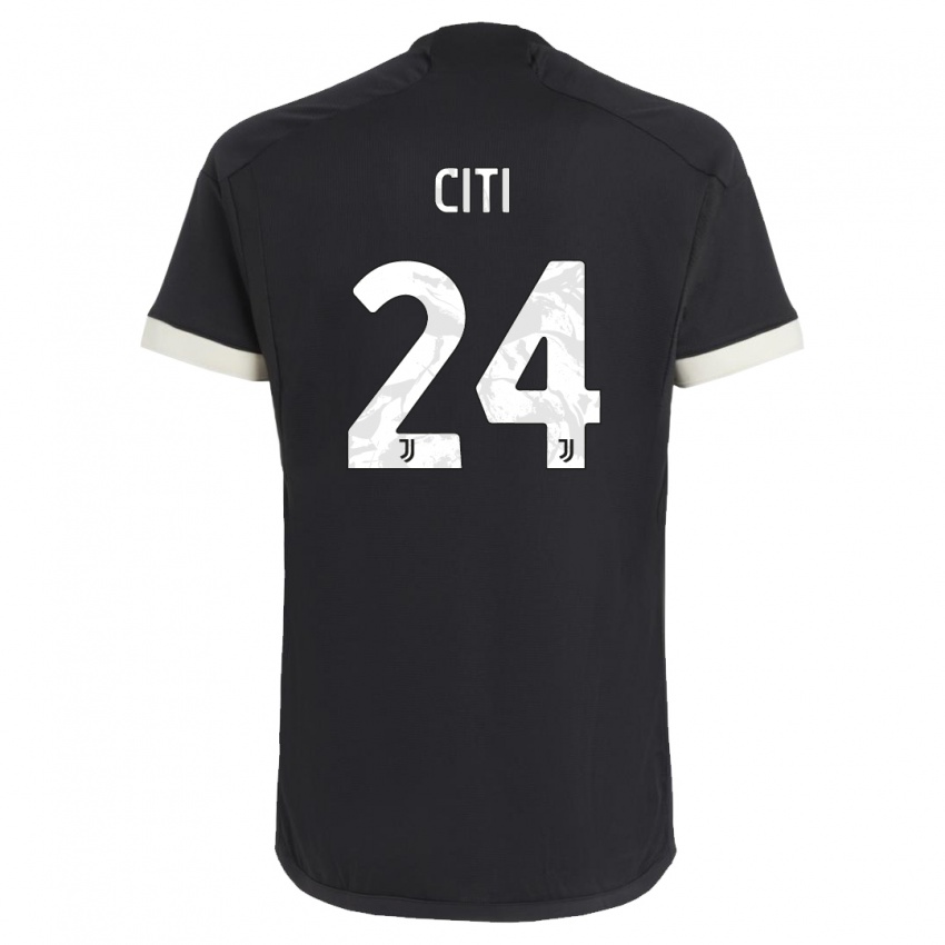 Criança Camisola Alessandro Citi #24 Preto Terceiro 2023/24 Camisa Brasil