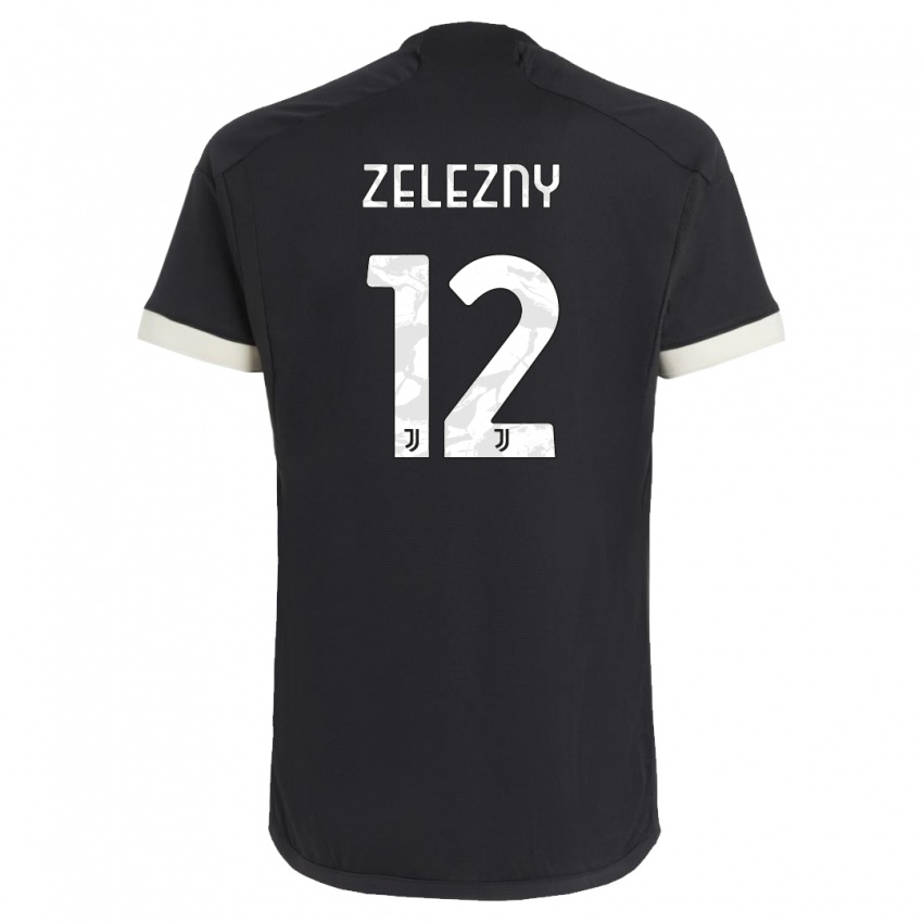 Criança Camisola Radoslaw Zelezny #12 Preto Terceiro 2023/24 Camisa Brasil