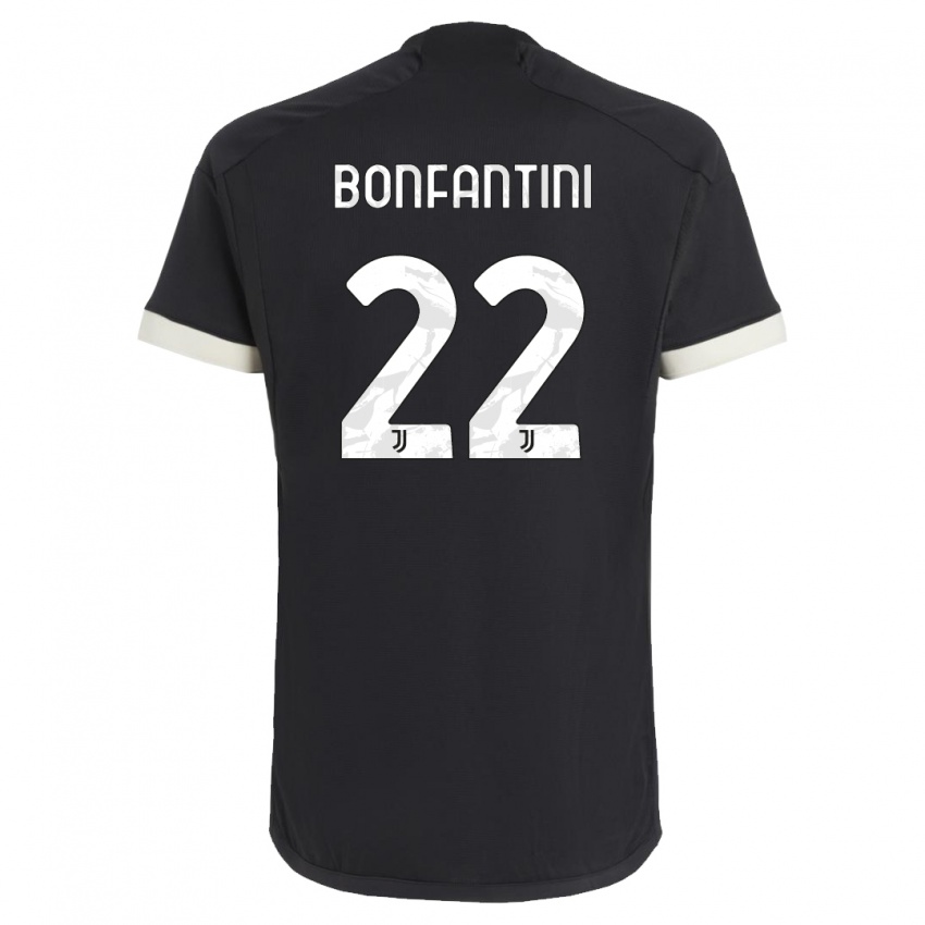 Criança Camisola Agnese Bonfantini #22 Preto Terceiro 2023/24 Camisa Brasil