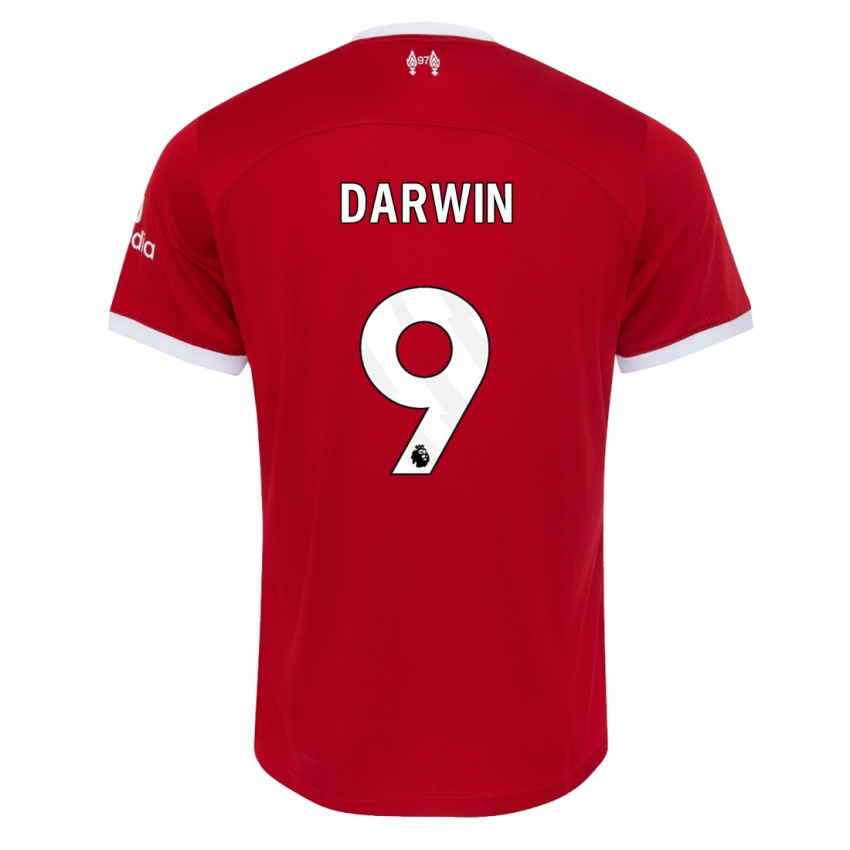 Homem Camisola Darwin Nunez #9 Vermelho Principal 2023/24 Camisa Brasil