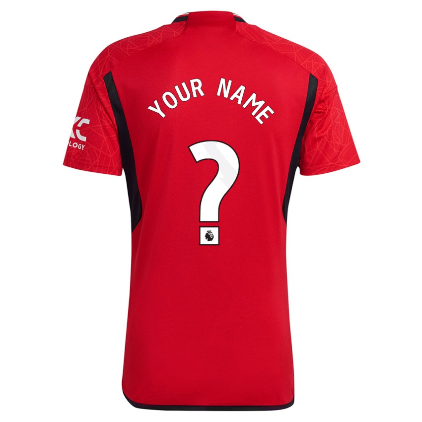 Homem Camisola Seu Nome #0 Vermelho Principal 2023/24 Camisa Brasil