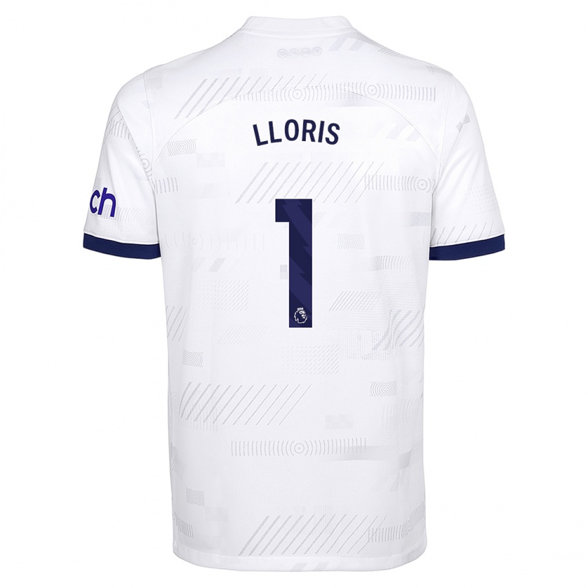 Homem Camisola Hugo Lloris #1 Branco Principal 2023/24 Camisa Brasil