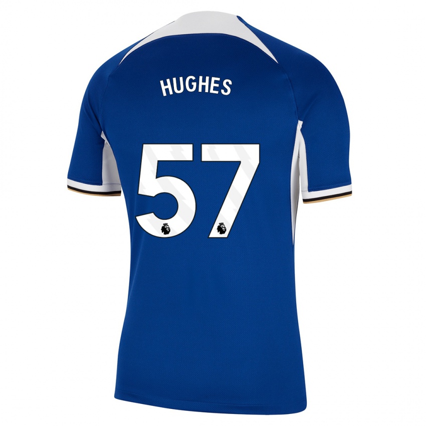 Homem Camisola Brodi Hughes #57 Azul Principal 2023/24 Camisa Brasil