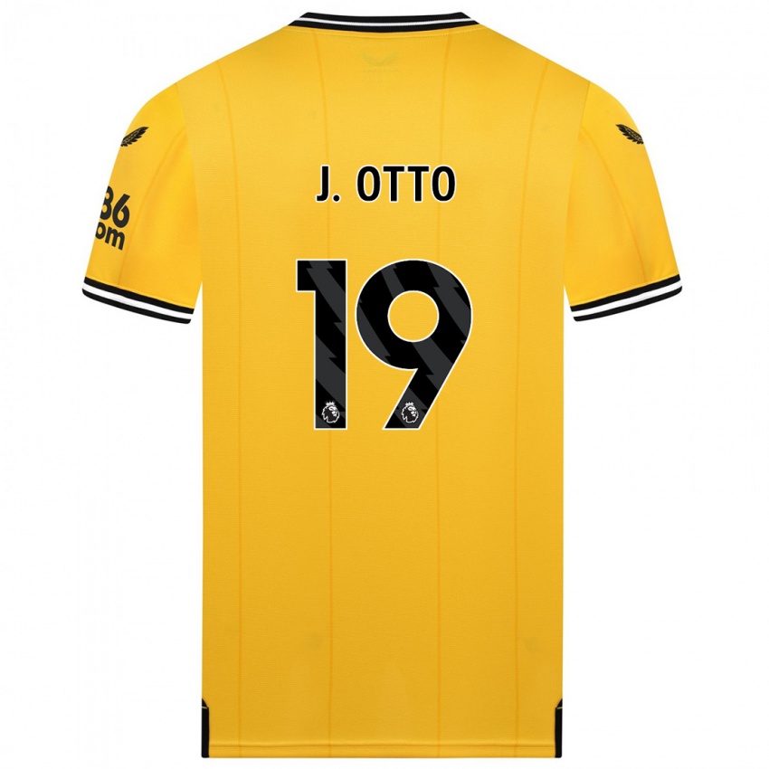 Homem Camisola Jonny Otto #19 Amarelo Principal 2023/24 Camisa Brasil