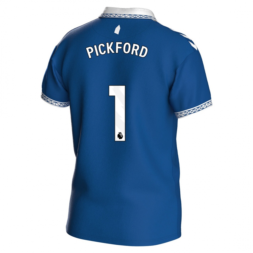 Homem Camisola Pickford #1 Azul Real Principal 2023/24 Camisa Brasil