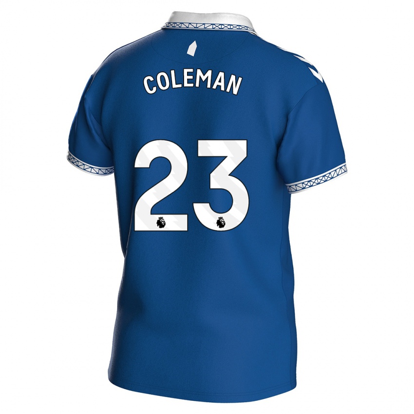 Homem Camisola Seamus Coleman #23 Azul Real Principal 2023/24 Camisa Brasil