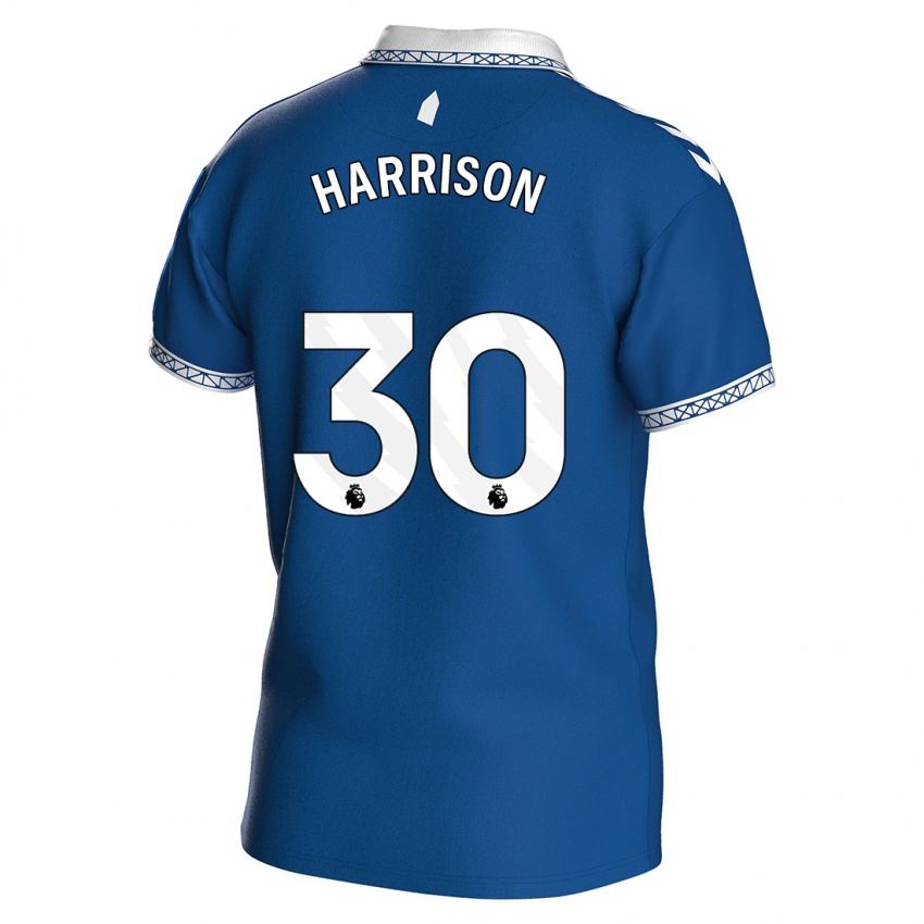 Homem Camisola Jack Harrison #30 Azul Real Principal 2023/24 Camisa Brasil