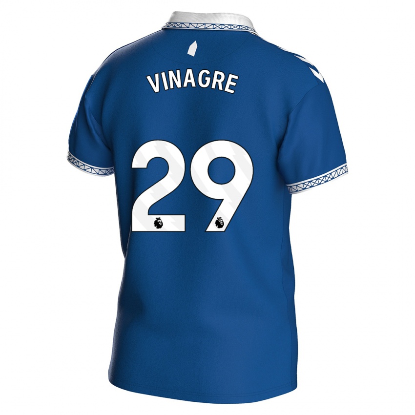 Homem Camisola Ruben Vinagre #29 Azul Real Principal 2023/24 Camisa Brasil