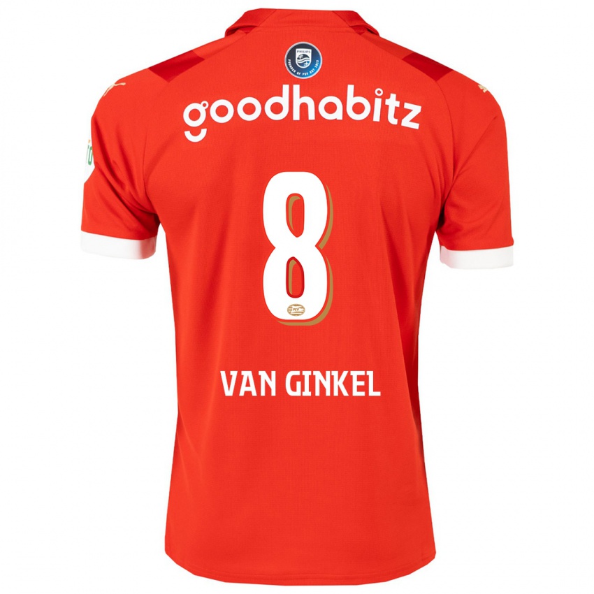 Homem Camisola Marco Van Ginkel #8 Vermelho Principal 2023/24 Camisa Brasil