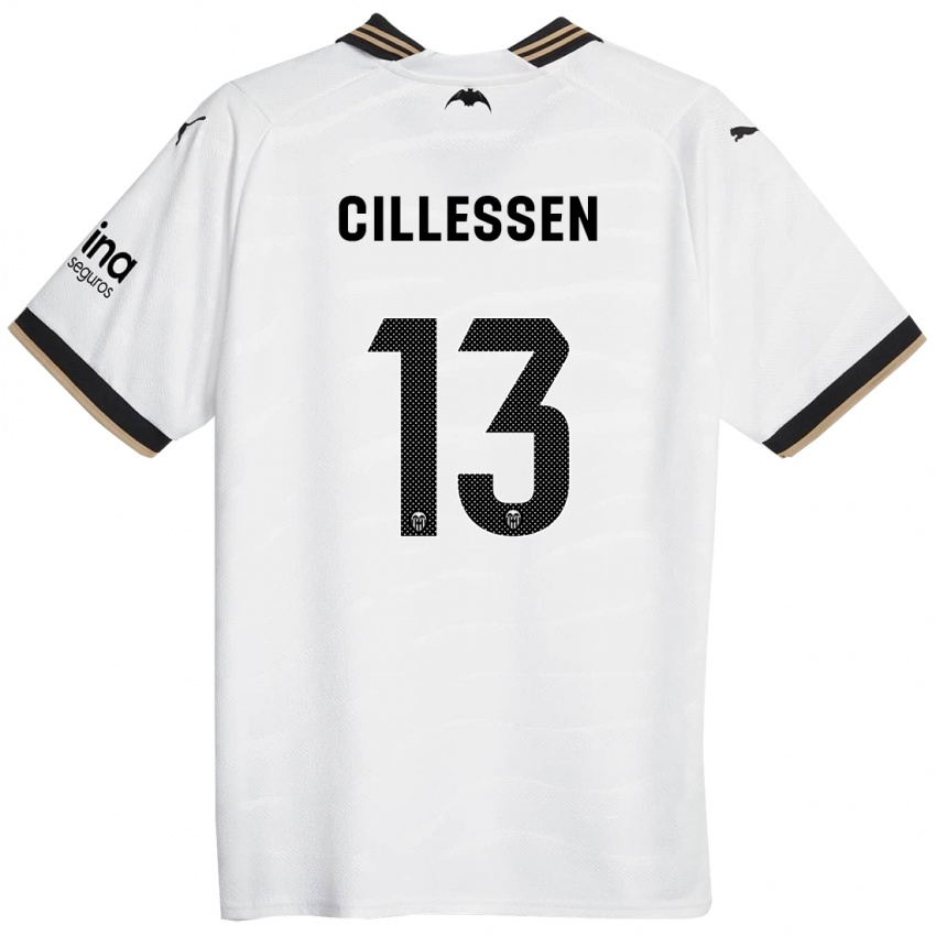 Homem Camisola Jasper Cillessen #13 Branco Principal 2023/24 Camisa Brasil
