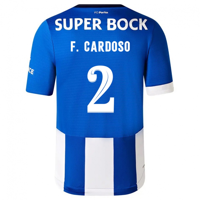 Homem Camisola Fabio Cardoso #2 Branco Azulado Principal 2023/24 Camisa Brasil