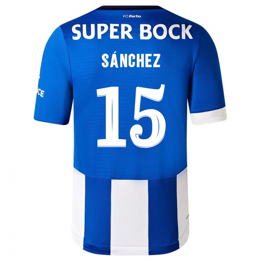 Homem Camisola Jorge Sanchez #15 Branco Azulado Principal 2023/24 Camisa Brasil