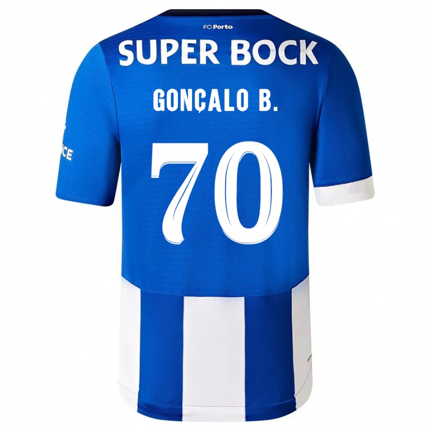 Homem Camisola Goncalo Borges #70 Branco Azulado Principal 2023/24 Camisa Brasil