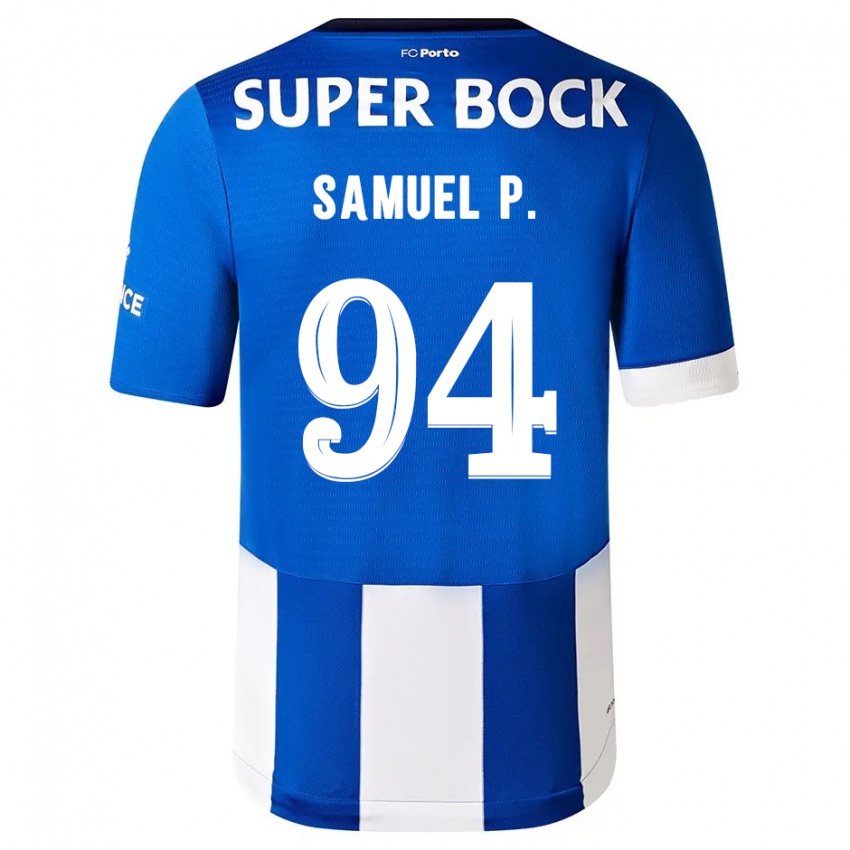 Homem Camisola Samuel #94 Branco Azulado Principal 2023/24 Camisa Brasil