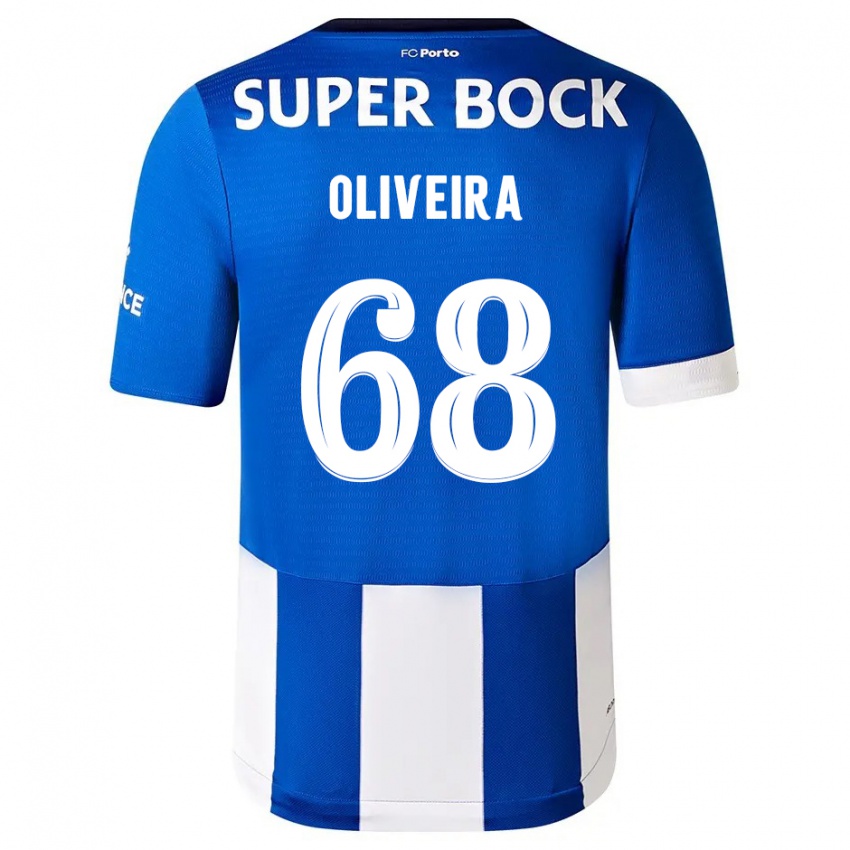 Homem Camisola André Oliveira #68 Branco Azulado Principal 2023/24 Camisa Brasil