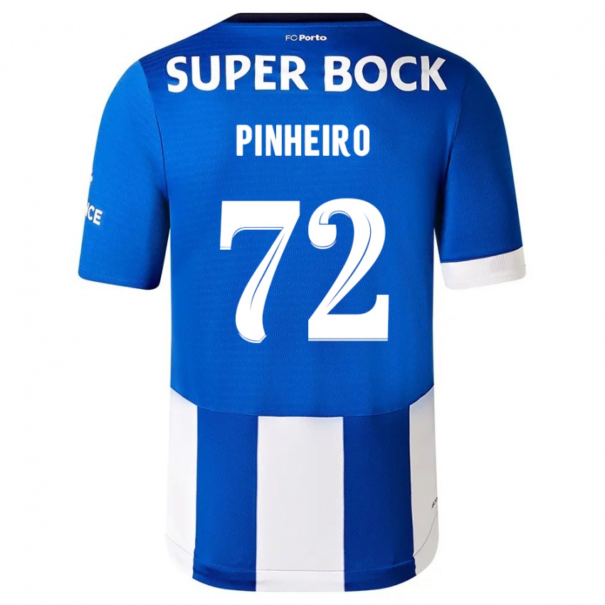 Homem Camisola Rodrigo Pinheiro #72 Branco Azulado Principal 2023/24 Camisa Brasil